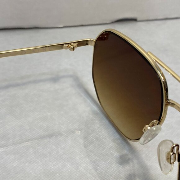 AIRE Corvus Aviator Sunglasses Gold Brown Gradient main image 7